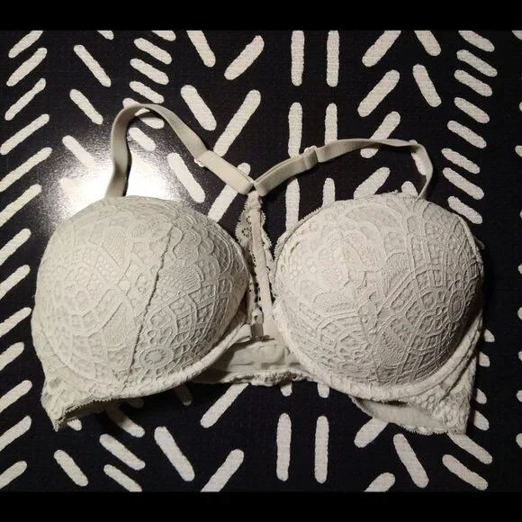 Auden White Front Clasp Bra - Picture 1 of 7